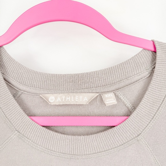 Athleta Gray Ribbed Asymmetrical Tunic - Picture 2 of 4